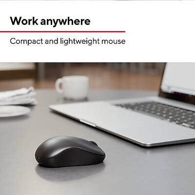 Work anywhere  
Compact and lightweight mouse