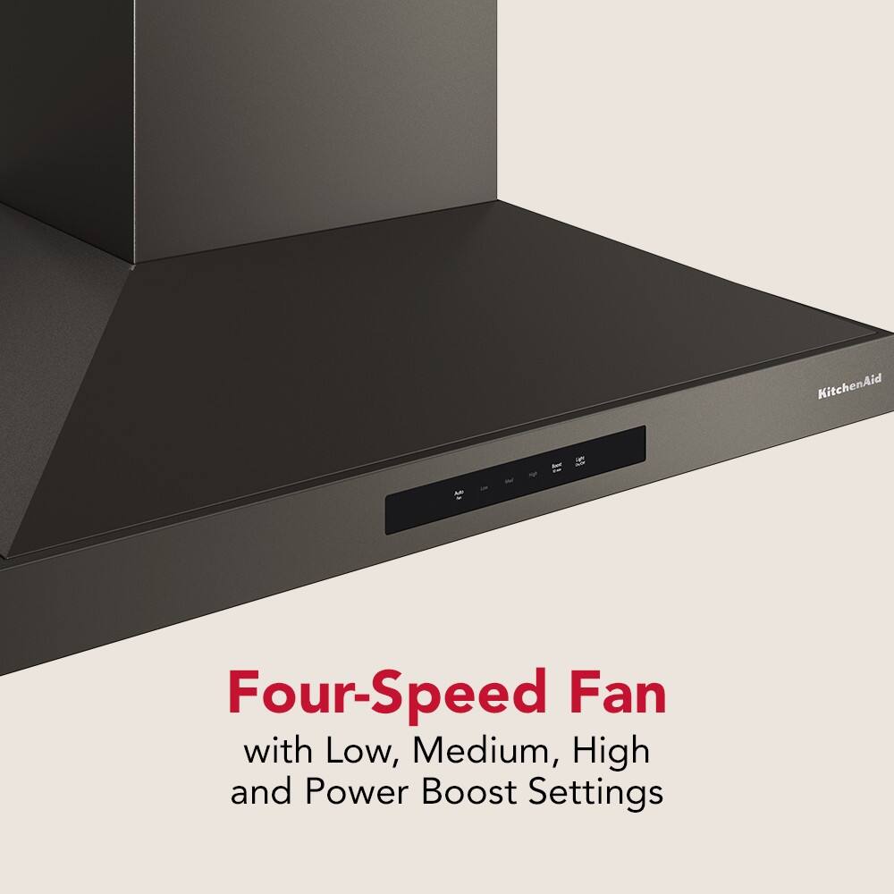 KitchenAid Four-Speed Fan with Low, Medium, High and Power Boost Settings