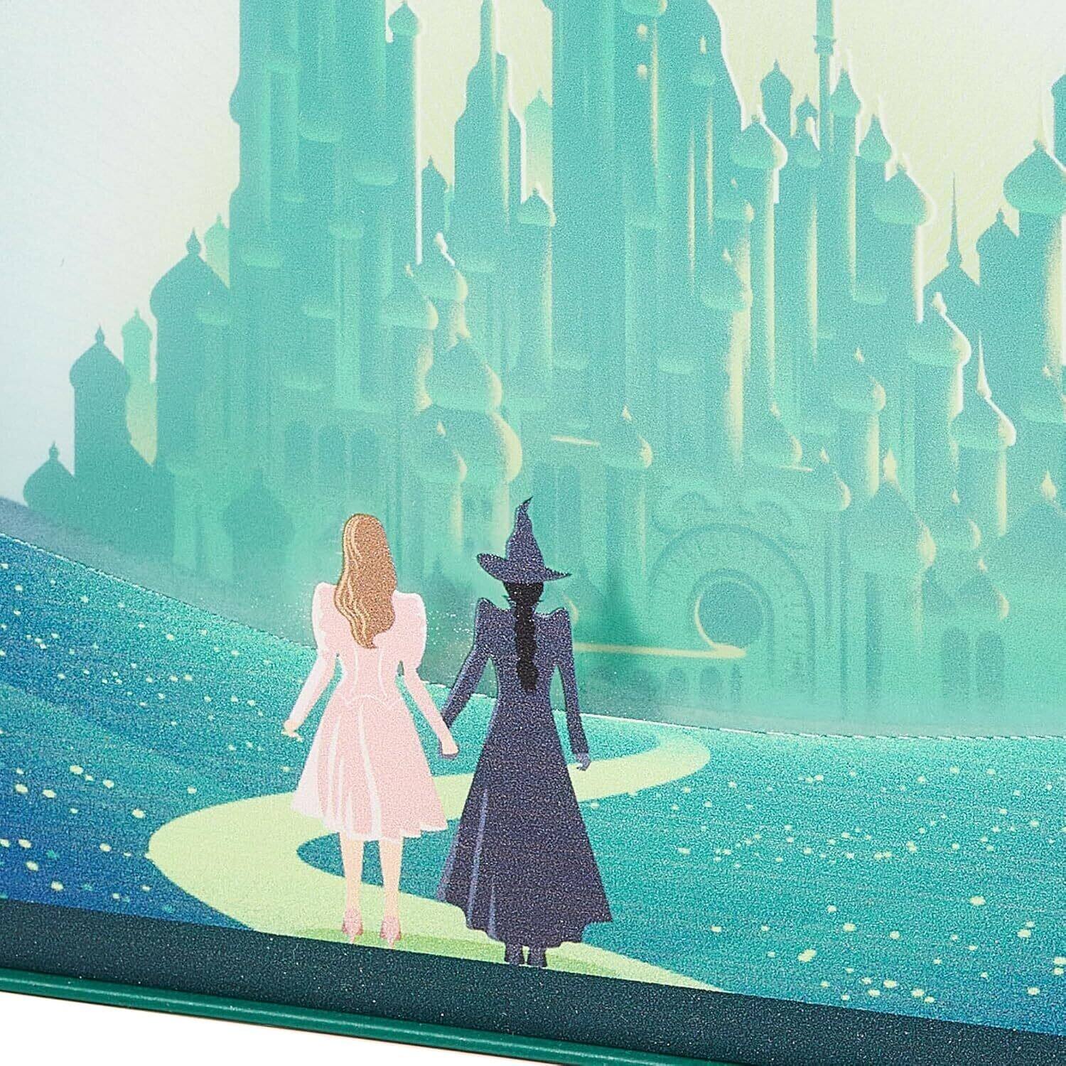 Alt View 1. Numskull - Numskull - Wicked - Emerald City Acrylic Desk Lamp/Wall Light   - Collectibles - Multicolor.