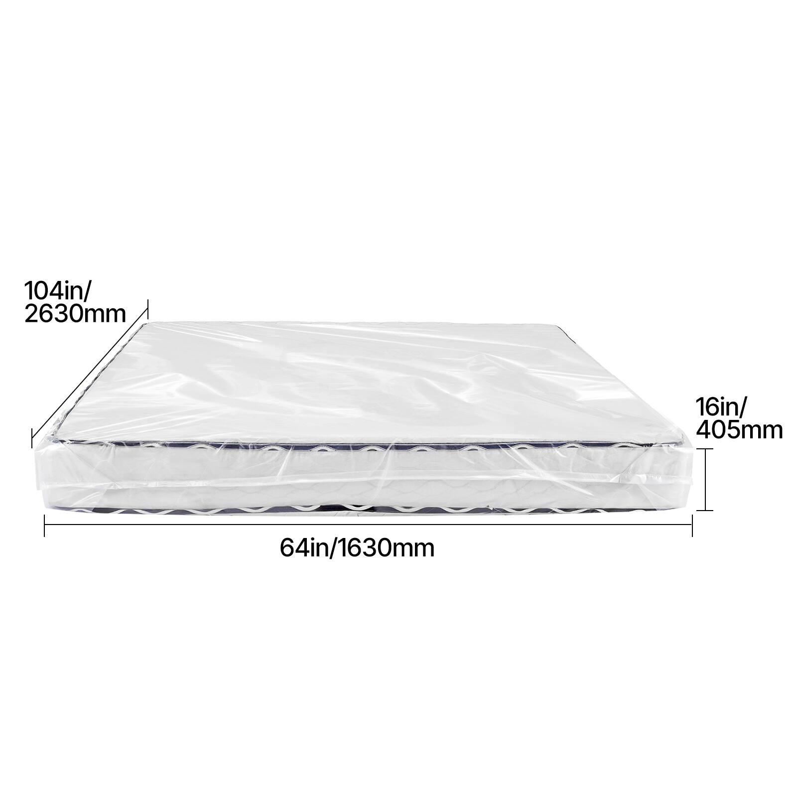 104in/ 2630mm  
64in/1630mm  
16in/ 405mm