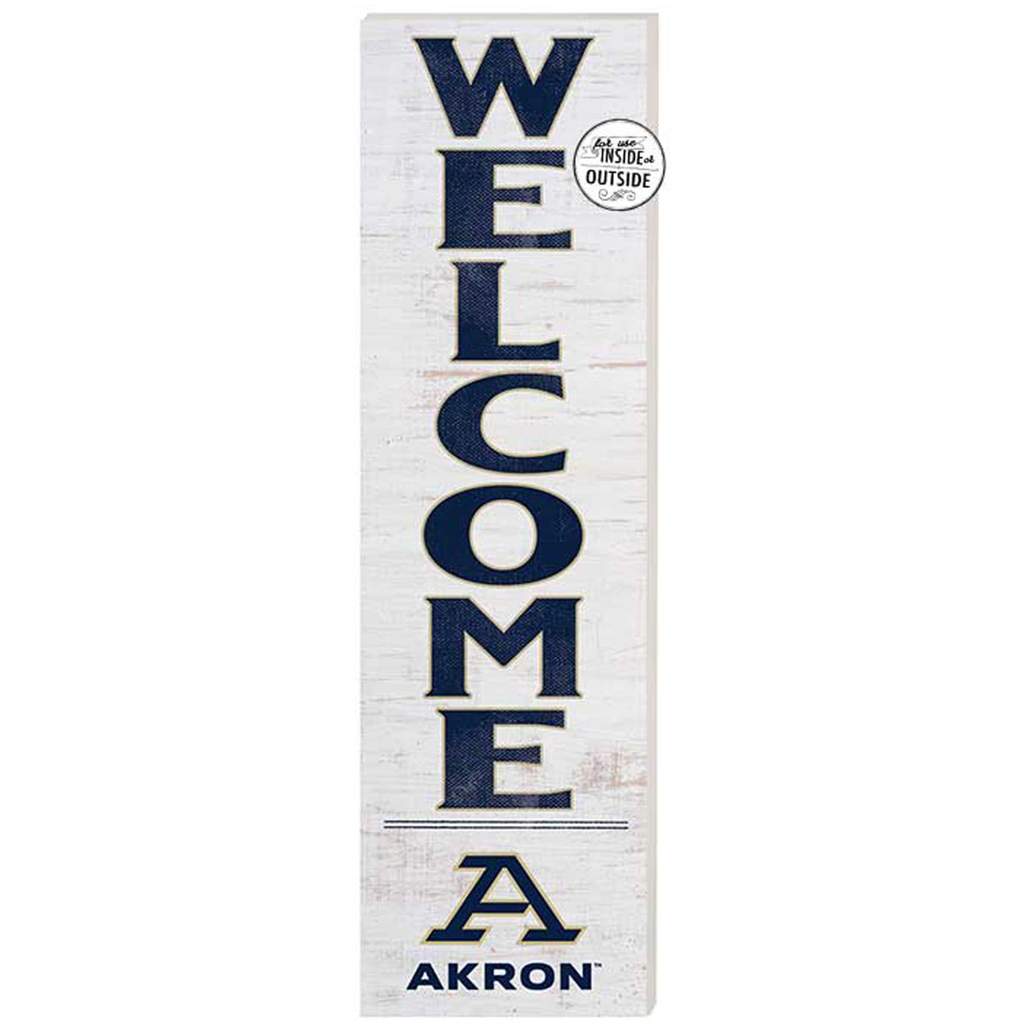 Akron Zips 10'' x 35'' Indoor/Outdoor Welcome Sign