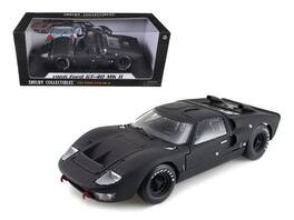 1966 Ford GT-40 GT40 MK 2 Matt Black 1/18 Diecast Car Model by Shelby Collectibles - Matte Black