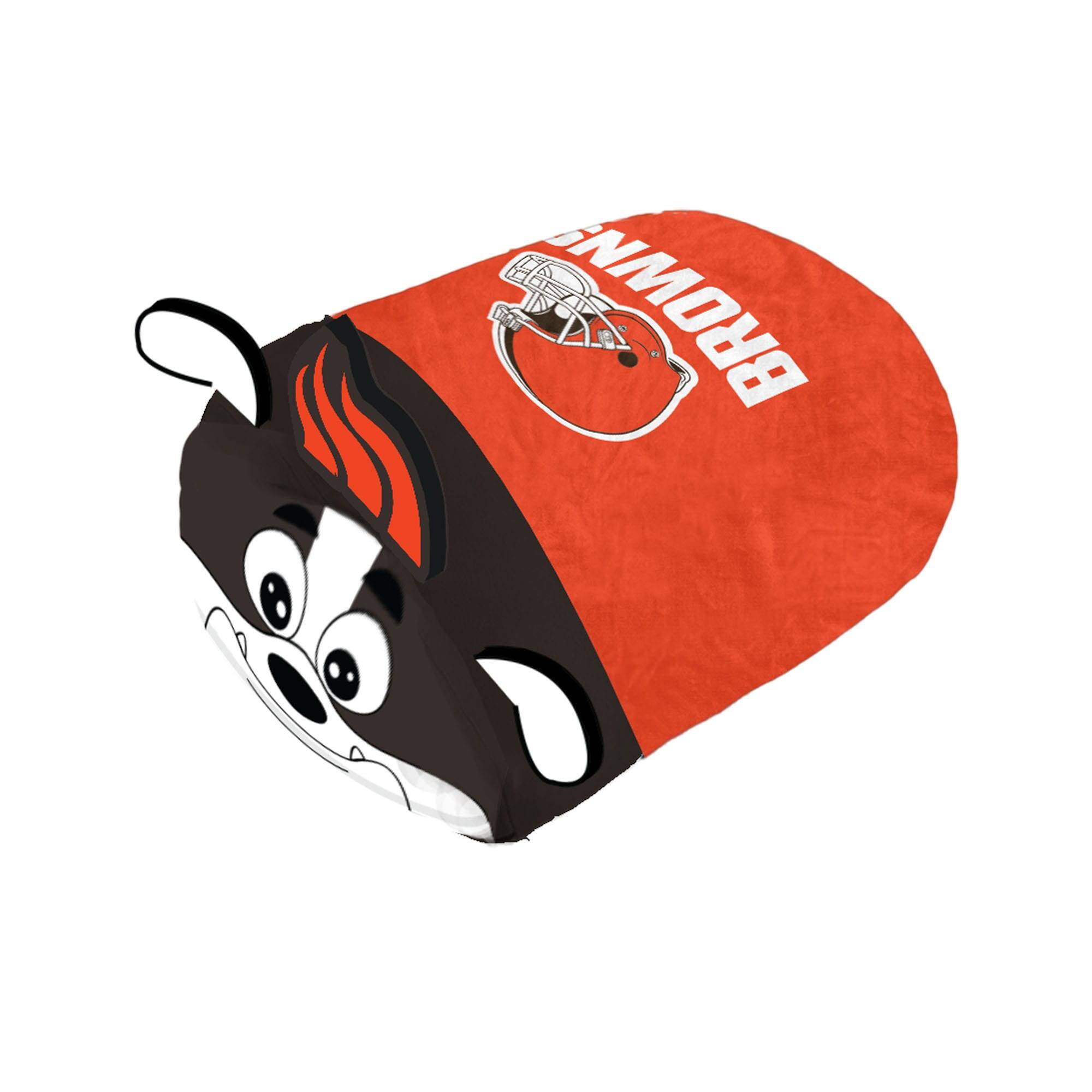 Front. Pegasus - Cleveland Browns Stackable Plushie Mascot Pillow - Multicolor.