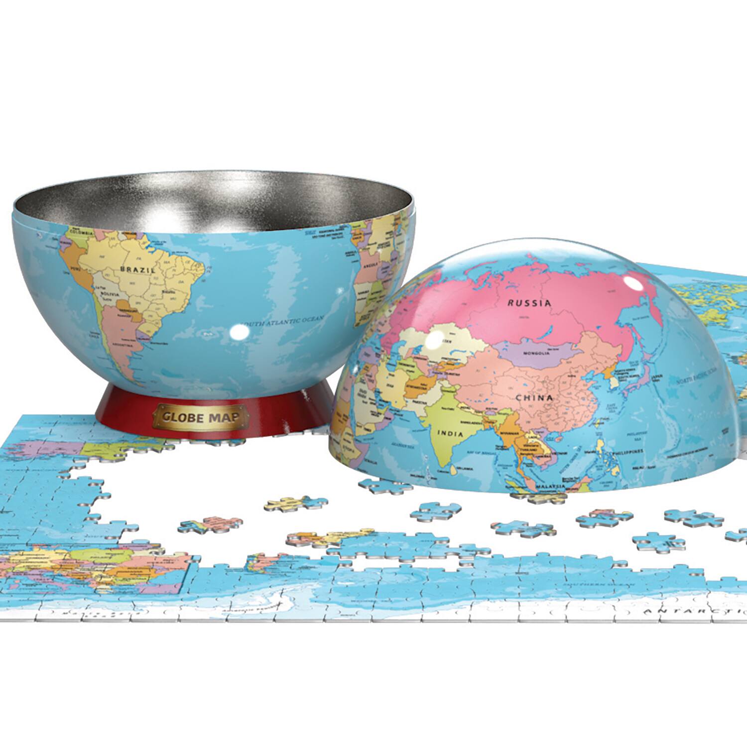 The text on the image reads:

"GLOBE MAP - POR BRAZIL - POLNA - ATLANTIC OCEAN - RUSSIA - CHINA - INDIA - PLOPISE SORTS NOCIM - MALATSIA -"

The text is grouped as follows:

* Globe Map
* Por Brazil
* Polna
* Atlantic Ocean
* Russia
* China
* India
* PloPise Sorts Nocim
* MalatsiA