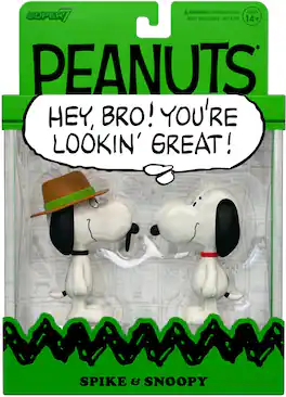 Super7 - Peanuts - ReAction Figures - Snoopy & Spike (2-Pack) - COLLECTIBLES - Multicolor