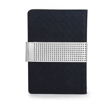 Front. DirectDeals - 7.9" Business Tablet Padfolio with Notepad - Black.