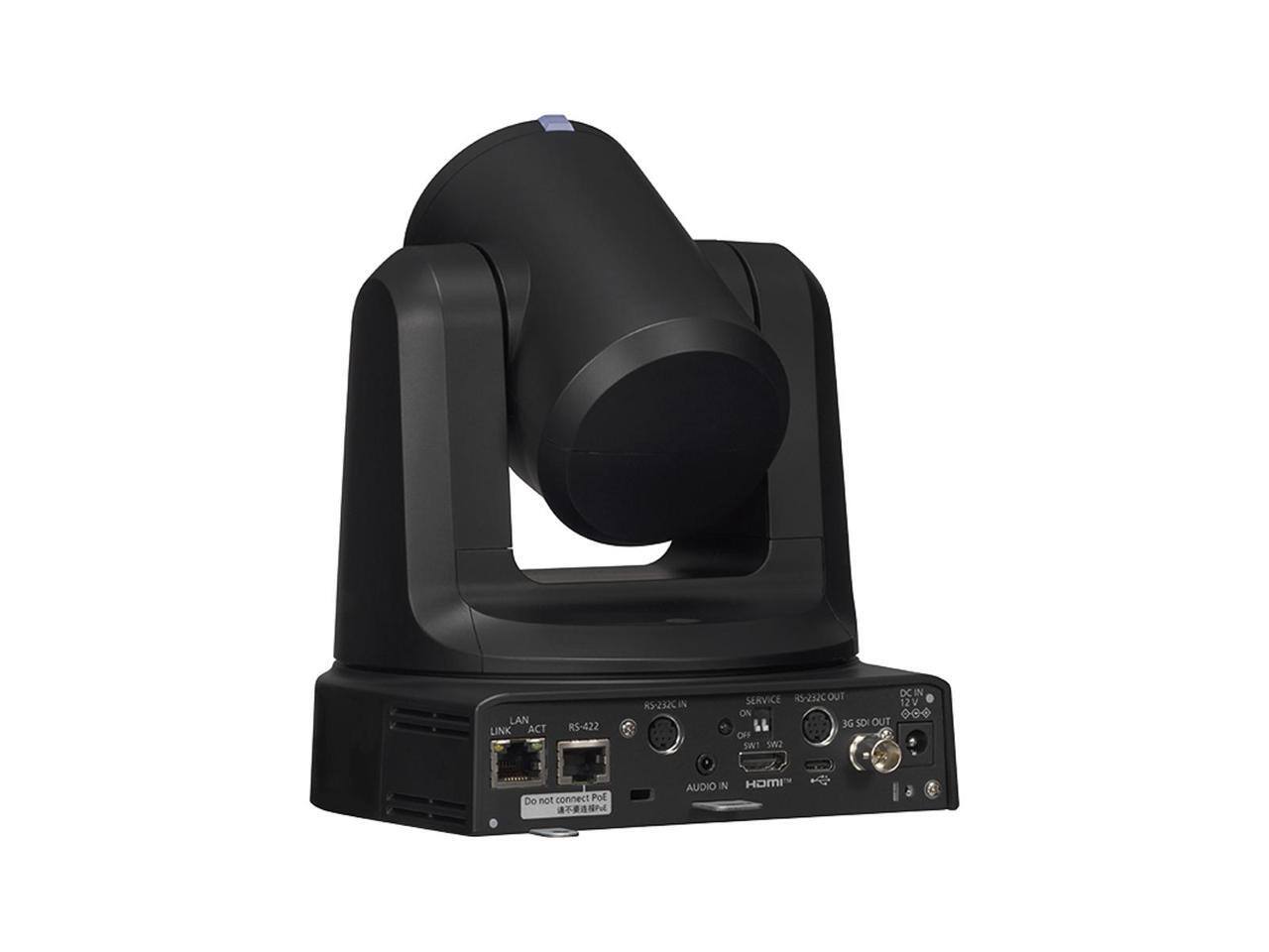 LAN LINK ACT RS-422  
RS-232 IN  
RS-232 OUT  
DC IN 12V  
SERVICE  
ON/OFF  
SW1 SW2  
AUDIO IN  
IMG HDMI  
3G SDI OUT  
Do not connect PoE