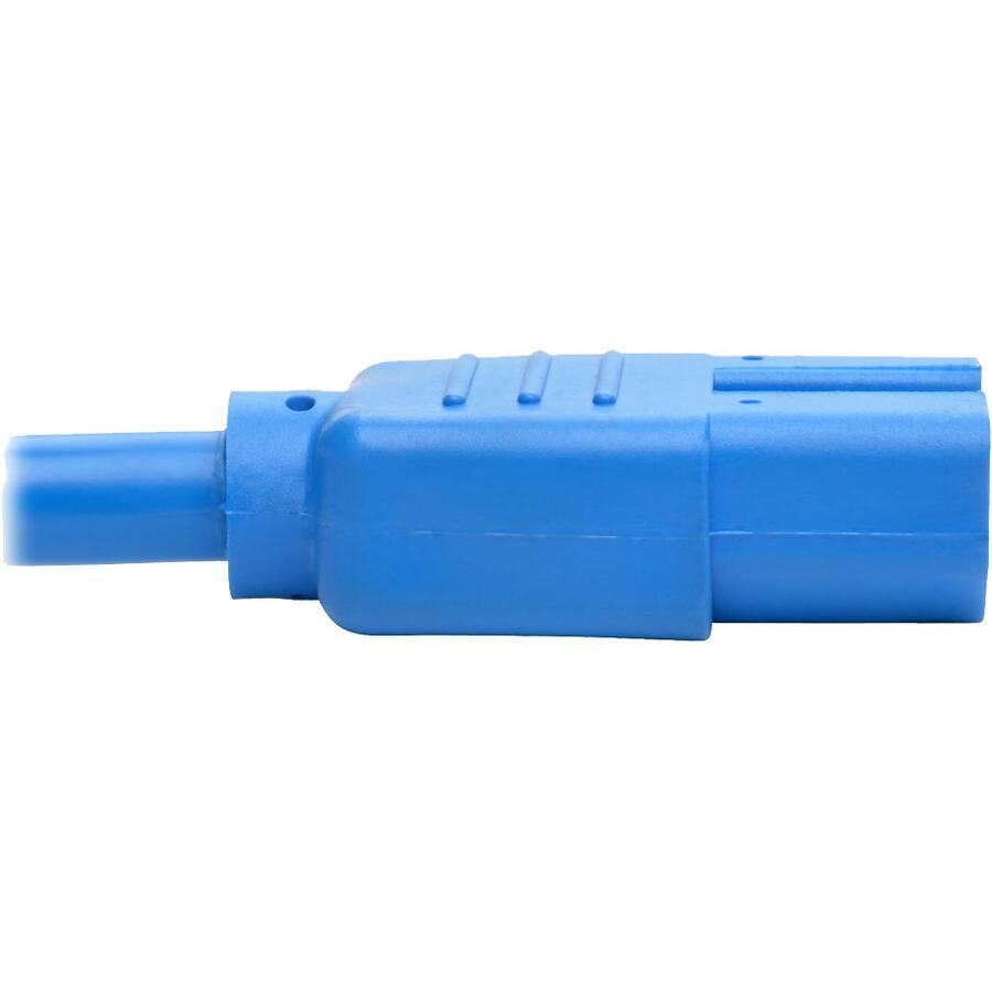 Alt View 2. Tripp Lite - Eaton Tripp Lite Series Power Cord C14 to C15 - Heavy-Duty, 15A, 250V, 14 AWG, 3 ft. (0.91 m), Blue - For PDU, UPS - 250 - Blue.