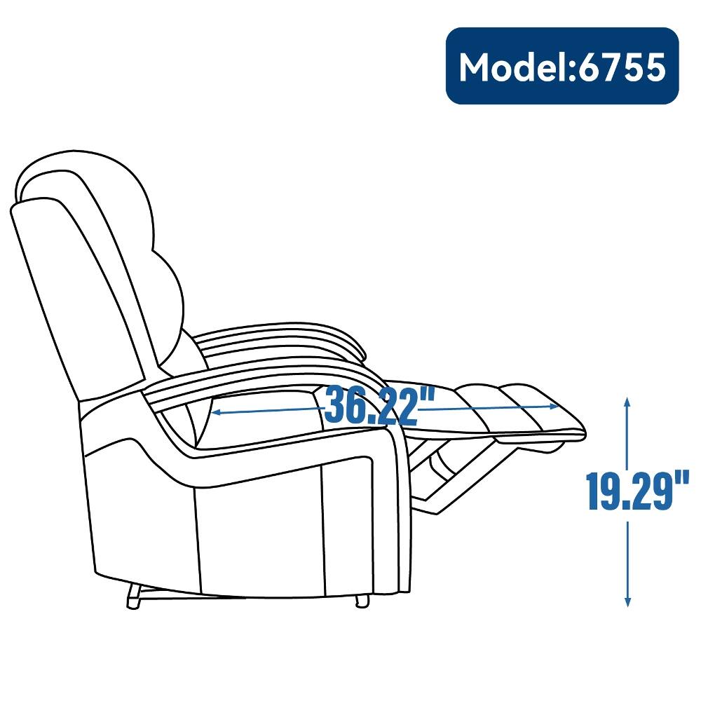Model: 6755  
36.22"  
19.29"