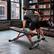 Alt View 4. HARISON - HARISON Foldable Adjustable Weight Bench for Home Gym, Workout Bench Press with Leg Extension(BB608G) - black.