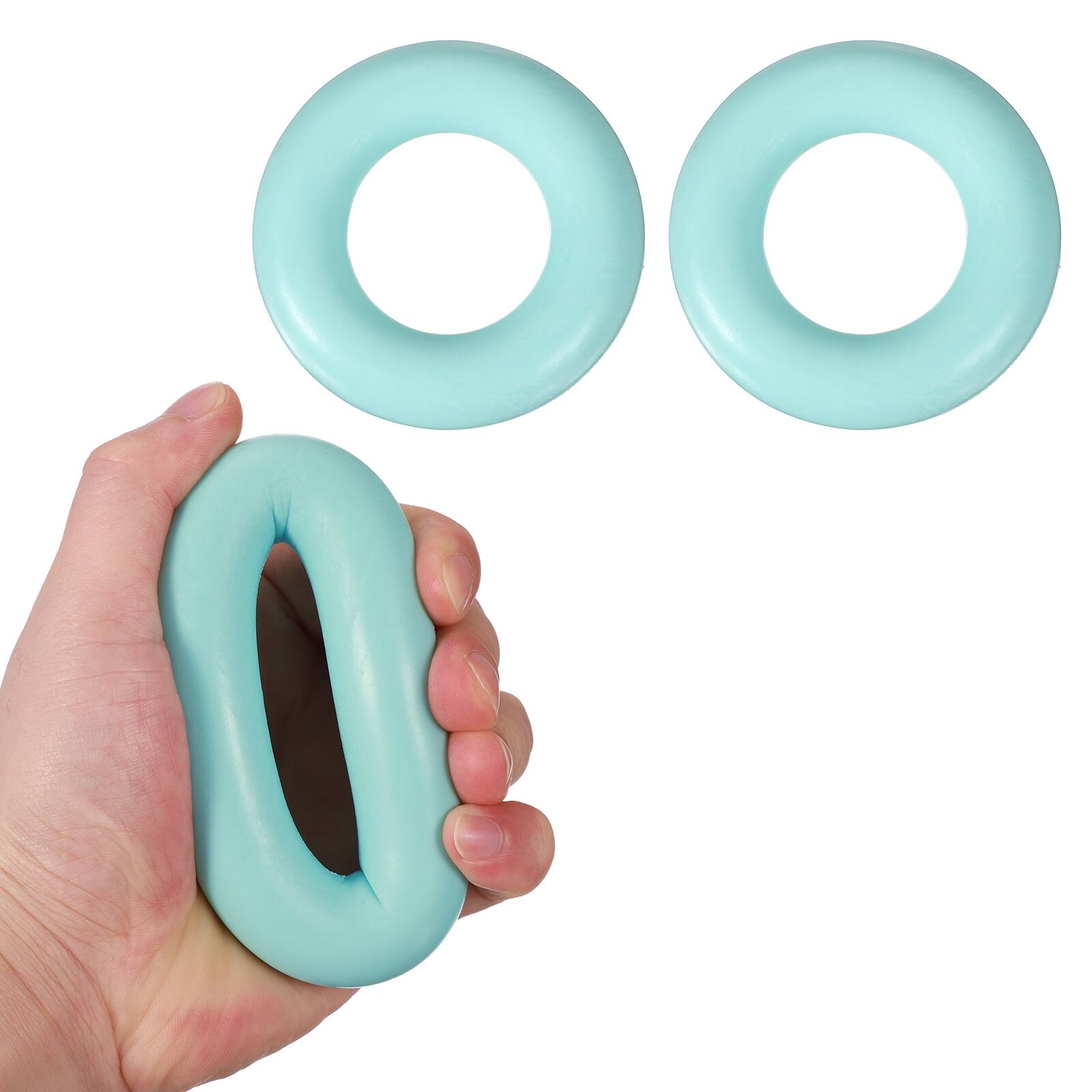 Front. Unique Bargains - 2pcs 3.5" 20LB Extra Pro Hand Gripper - Durable Non-Slip Exercise for Athletes, Rock Climbing, Workout & Fitness - Mint.