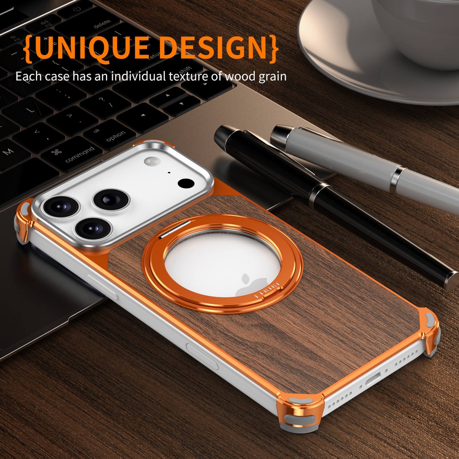 {UNIQUE DESIGN} Each case has an individual texture of wood grain