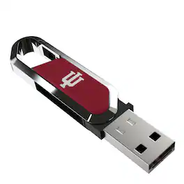 Keyscaper - Indiana Hoosiers 16GB Clip USB Flash Drive - Multicolor