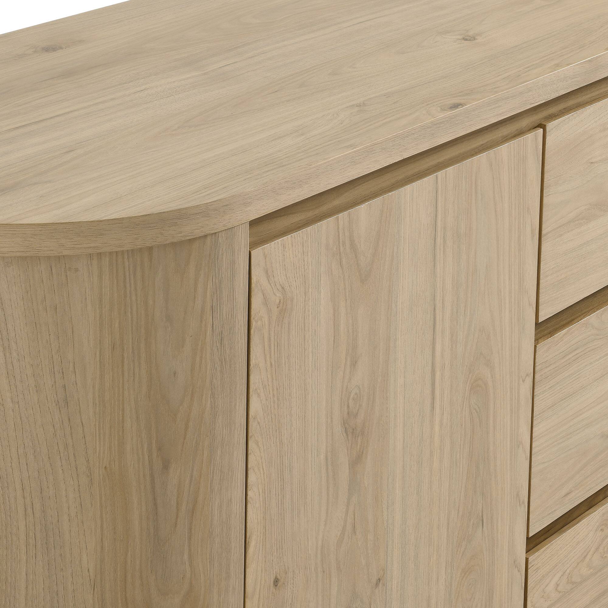 Alt View 7. Modway - Duval 71" Rounded Sideboard Storage Cabinet by Modway - Hickory Frost.