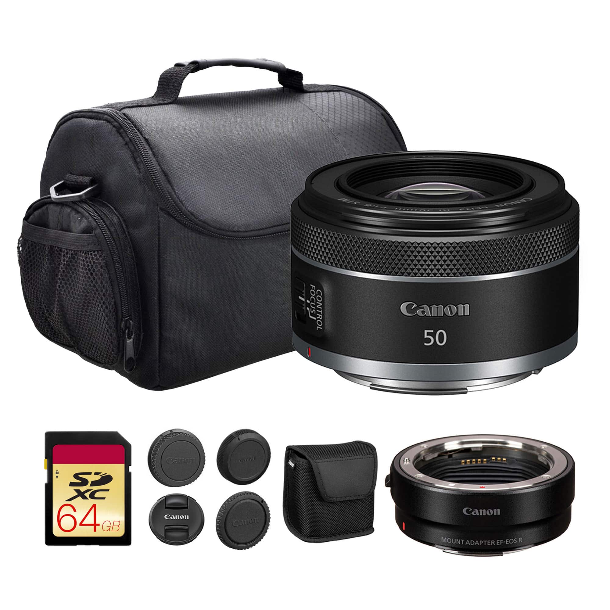 Canon RF50mm F1.8 STM Standard Prime Lens for EOS R Series Cameras