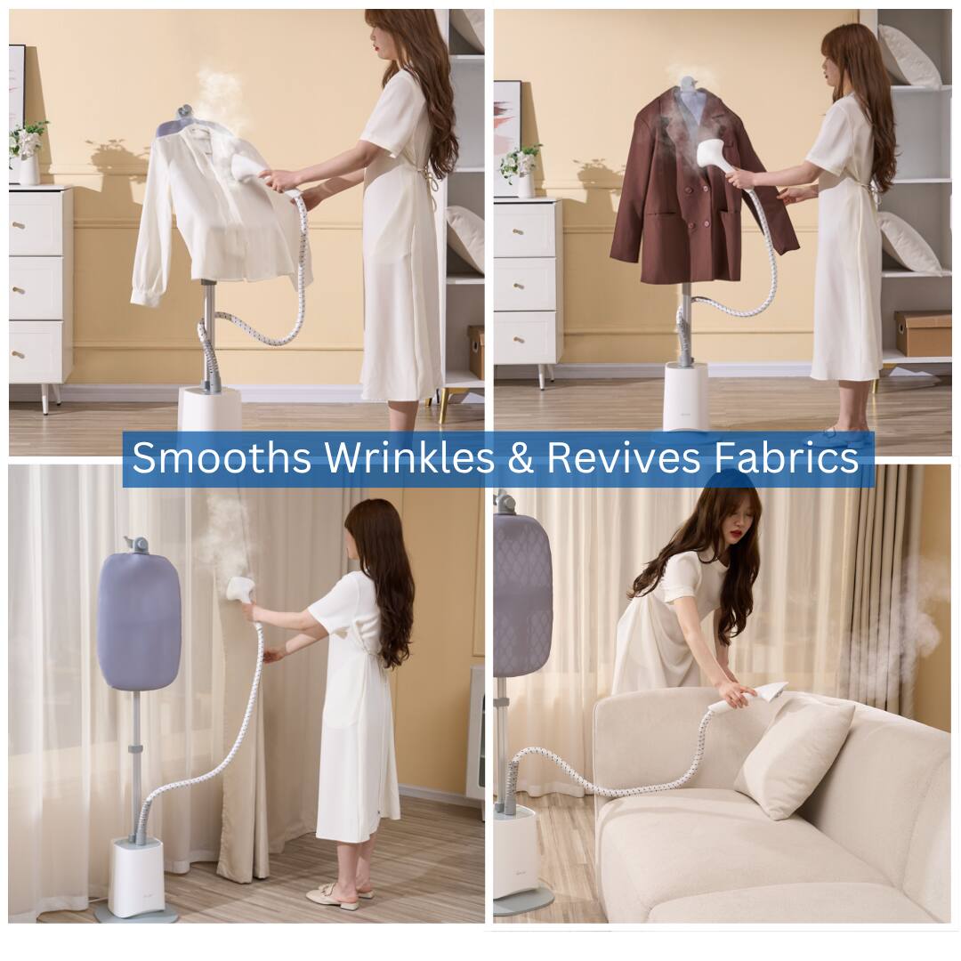 Smooths Wrinkles & Revives Fabrics