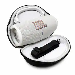 JBL - Charge 6 Portable Waterproof Bluetooth Speaker with Carrying Case - White
