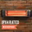 Left. Heat Storm - 1500 Watt Electric Infrared Heater - Black.