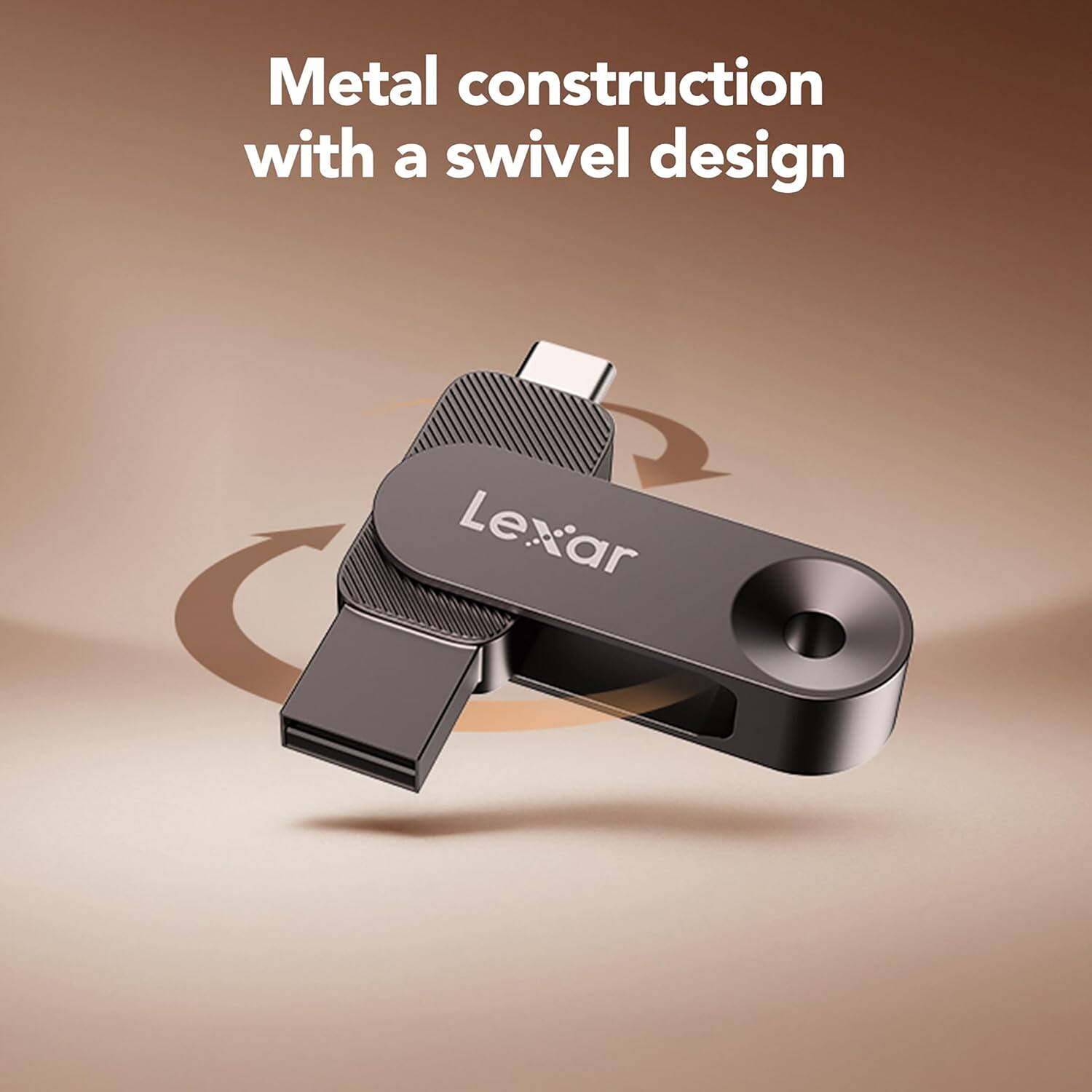 Metal construction with a swivel design