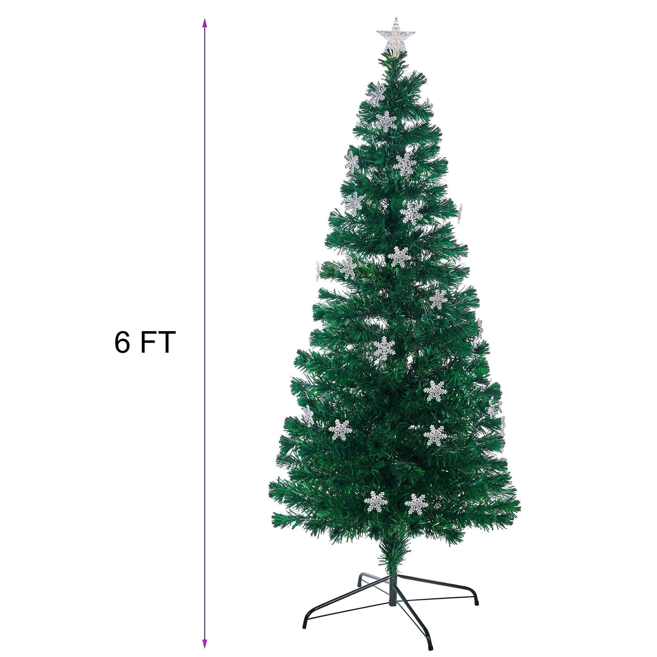 Alt View 3. Skar Audio - Optical Fiber Christmas Artificial Tree Rgb - Green 5 FT.