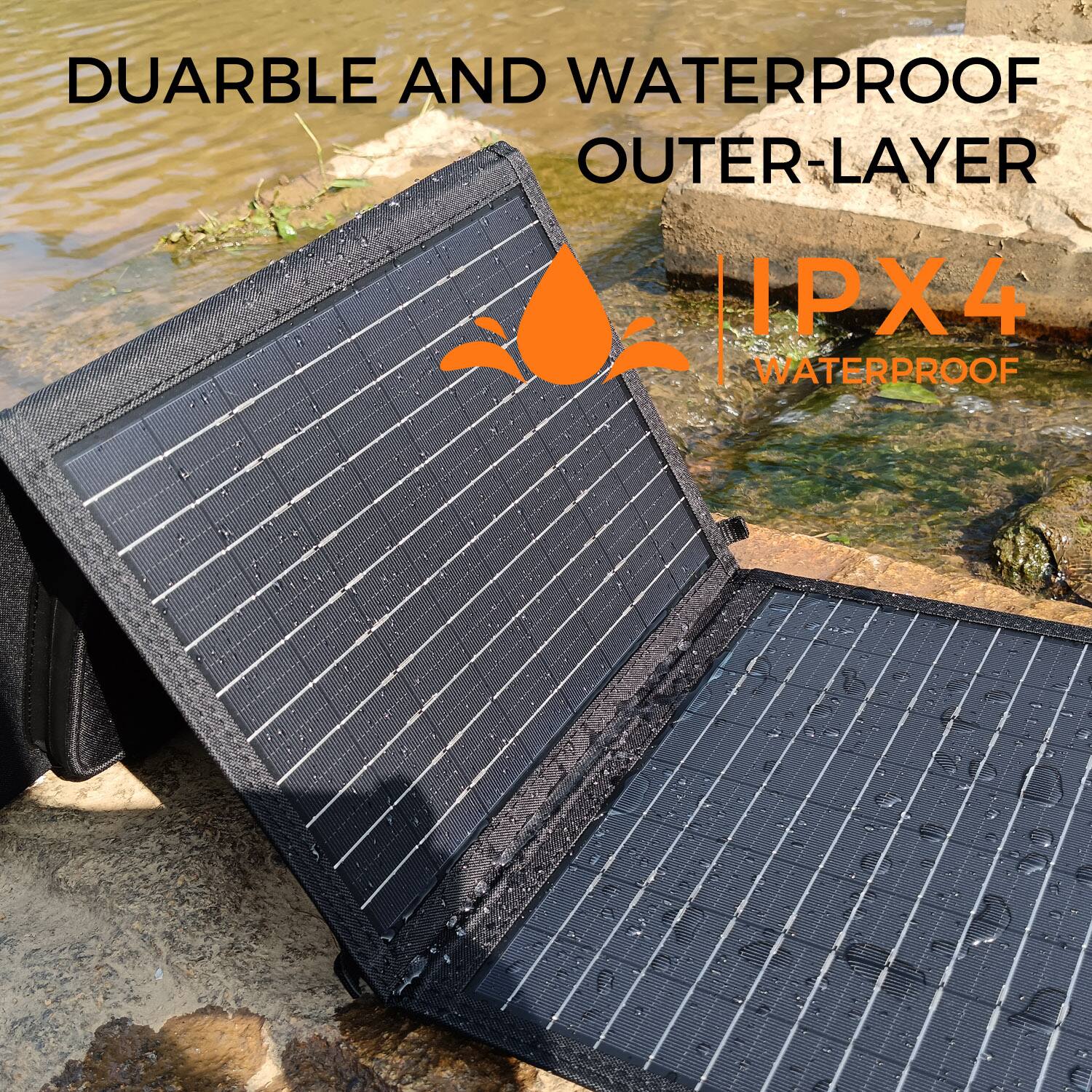 DUARBLE AND WATERPROOF
OUTER-LAYER
IPX4 WATERPROOF