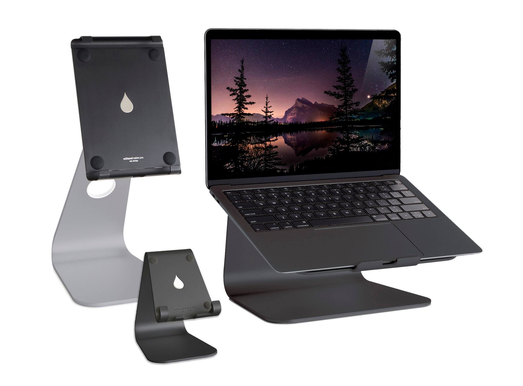 Alt View 13. Rain Design - Rain Design mStand Laptop Stand - Black.