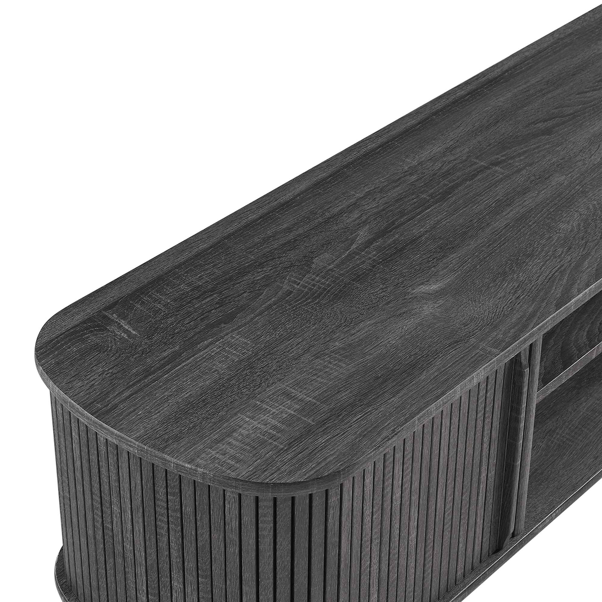 Alt View 4. Modway - Contour 55" TV Stand by Modway - Charcoal.