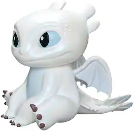 Beast - Kingdom - How to Train Your Dragon - Vinyl Piggy Bank - Light Fury - COLLECTIBLES - Multicolor