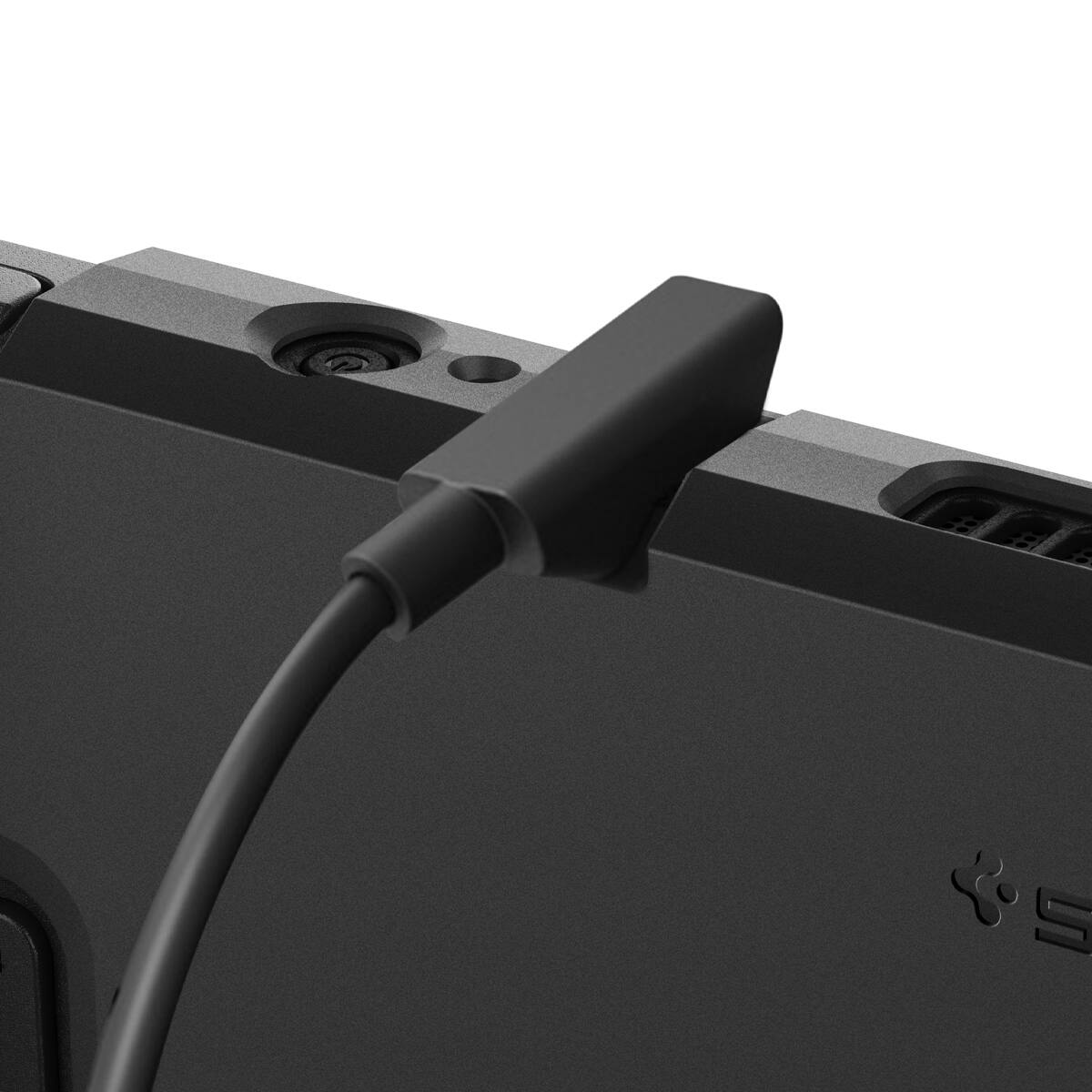 Alt View 3. Spigen - Spigen Thin Fit Pro Case for Steam Deck - Black.