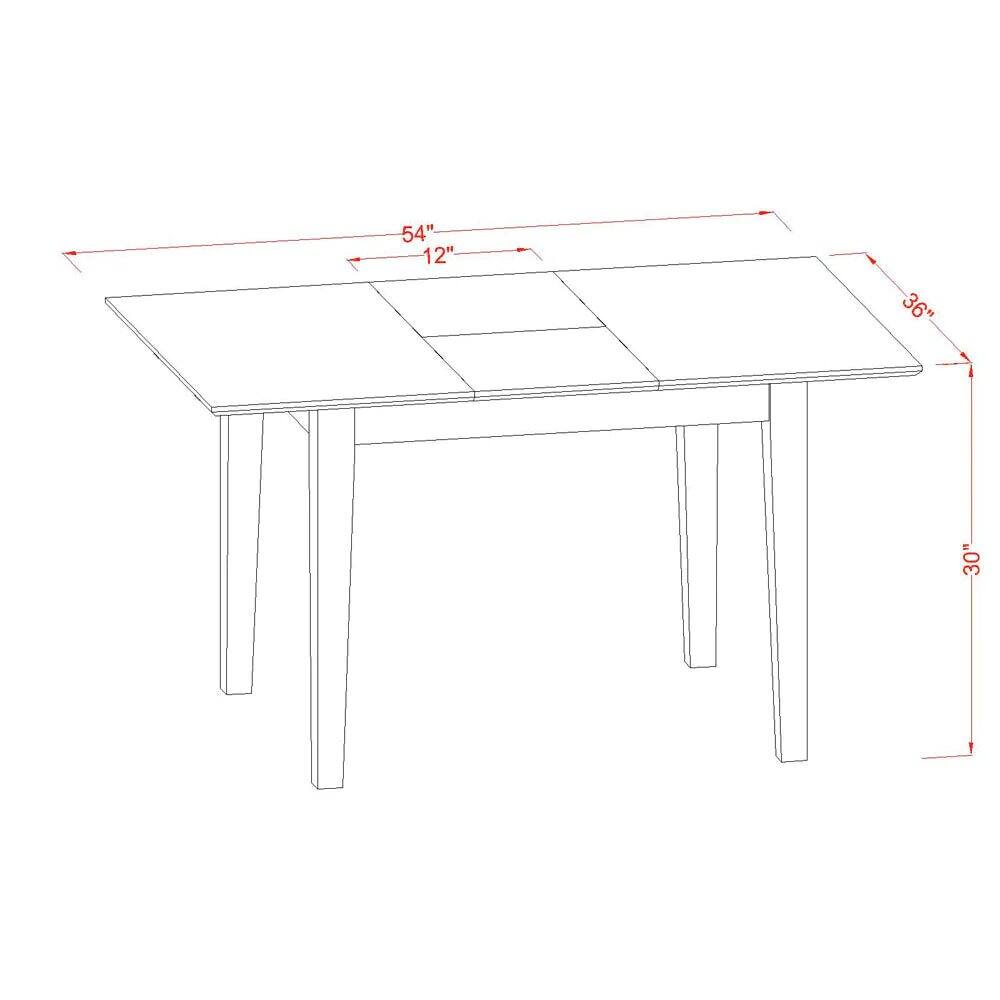 54" x 12" x 36" x 30"