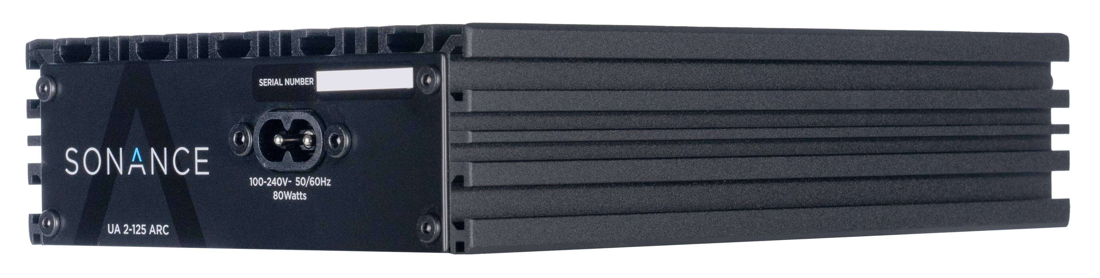 SERIAL NUMBER
SONANCE
100-240V - 50/60Hz
80Watts
UA 2-125 ARC