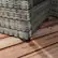 Alt View 4. Spaco - Spaco Patio Furniture Set, Cushions, Sofa, Loveseat, Storage Table - Dark Grey.