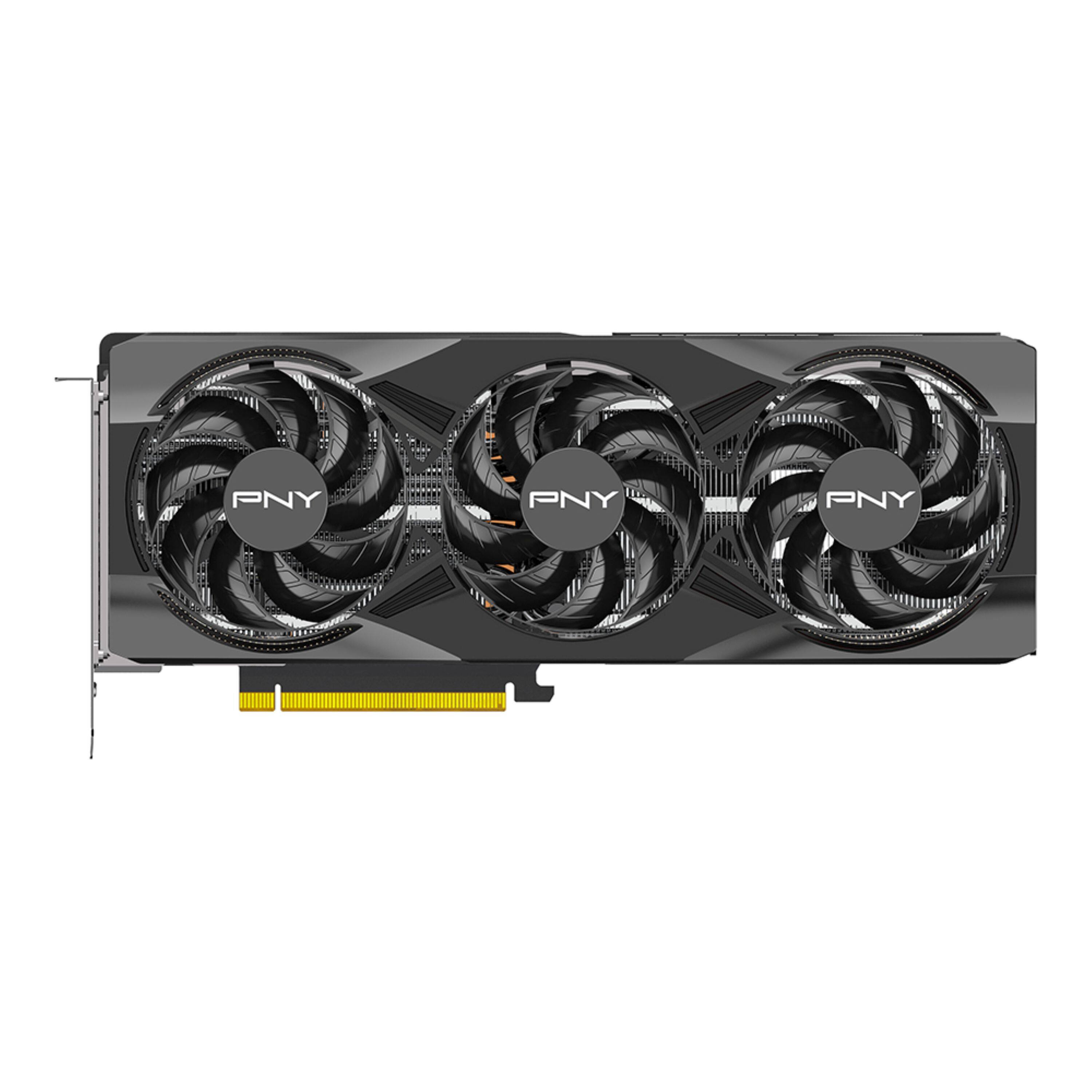 PNY - GeForce RTX 5070 Ti 16GB OC GDDR7 PCI Express 5.0 Graphics Card with Triple Fan - Black