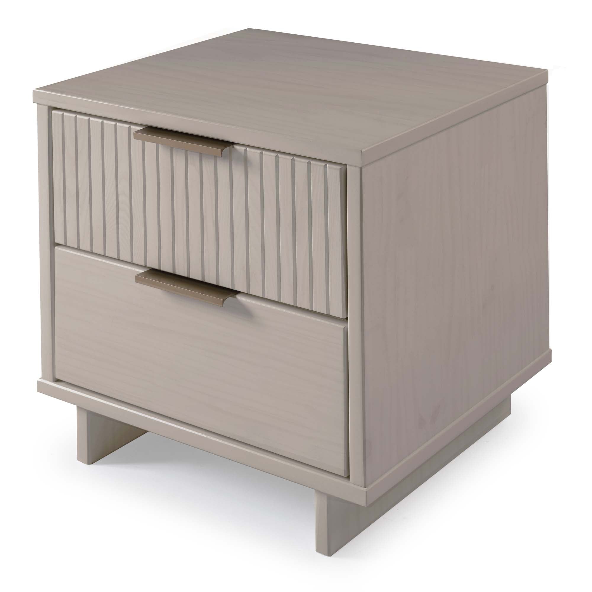 Alt View 3. Manhattan Comfort - Granville Modern 18" Nightstand - Light Gray.