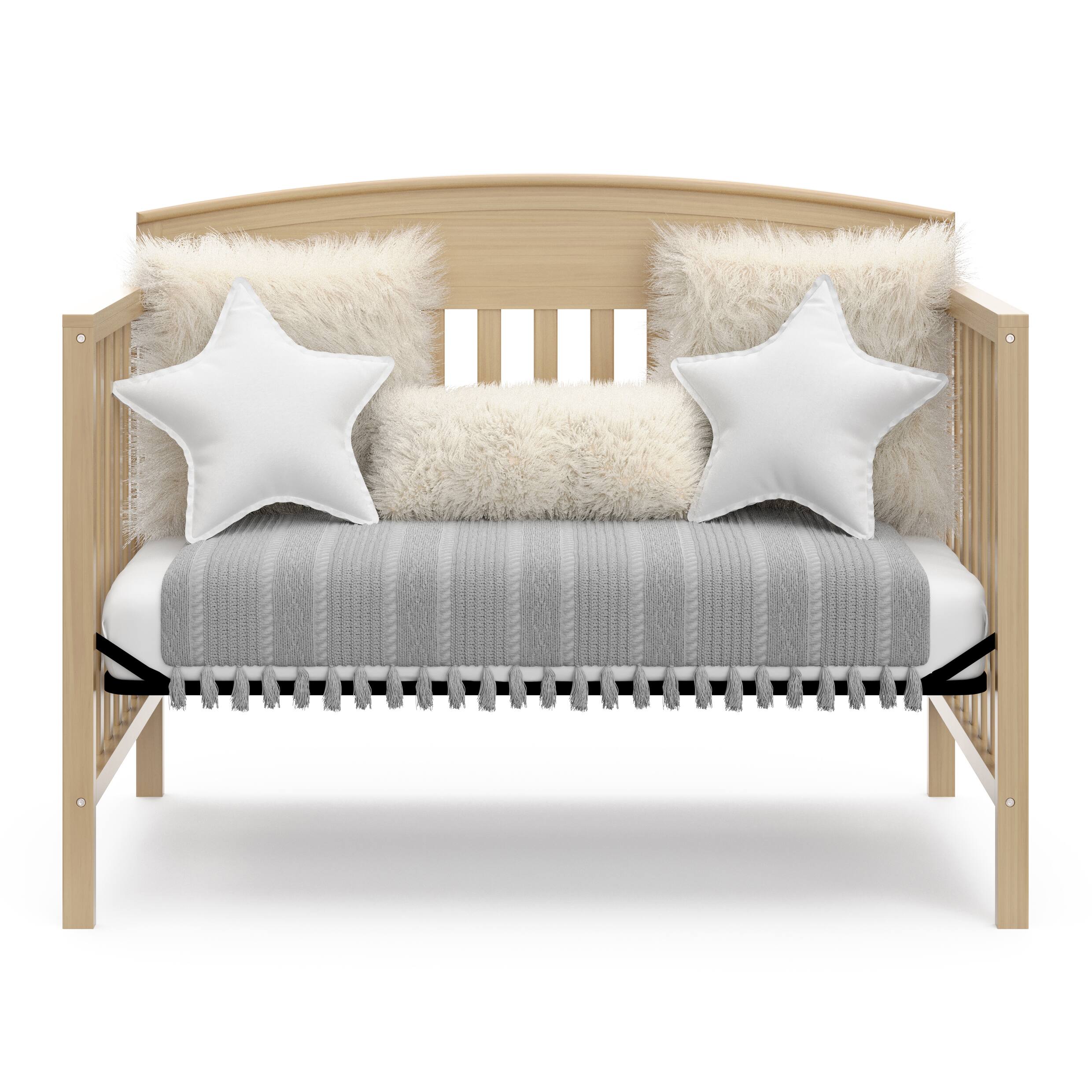 Alt View 12. Graco - Benton 5-in-1 Convertible Crib - Driftwood.