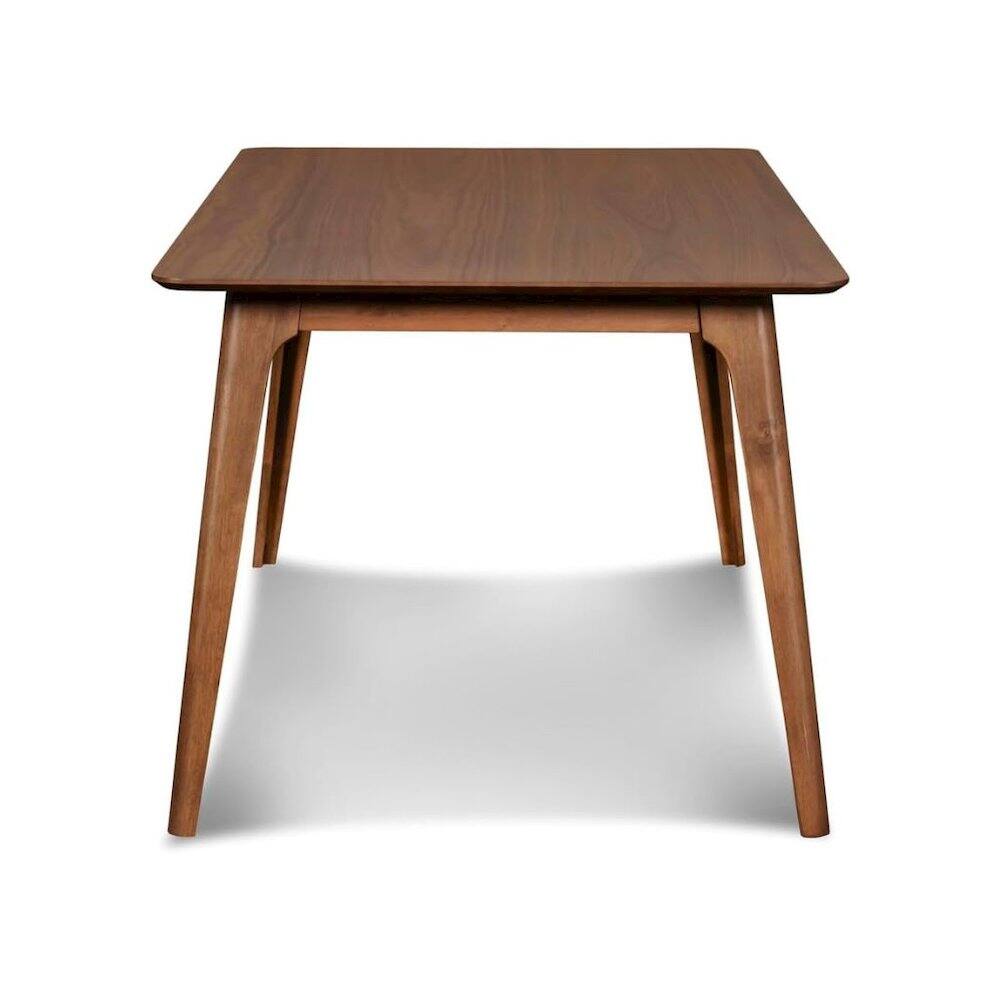 Alt View 2. FurniFact - Brown Wood Rectangle 5 Piece Dining Table Set with 4 Chairs - Brown.