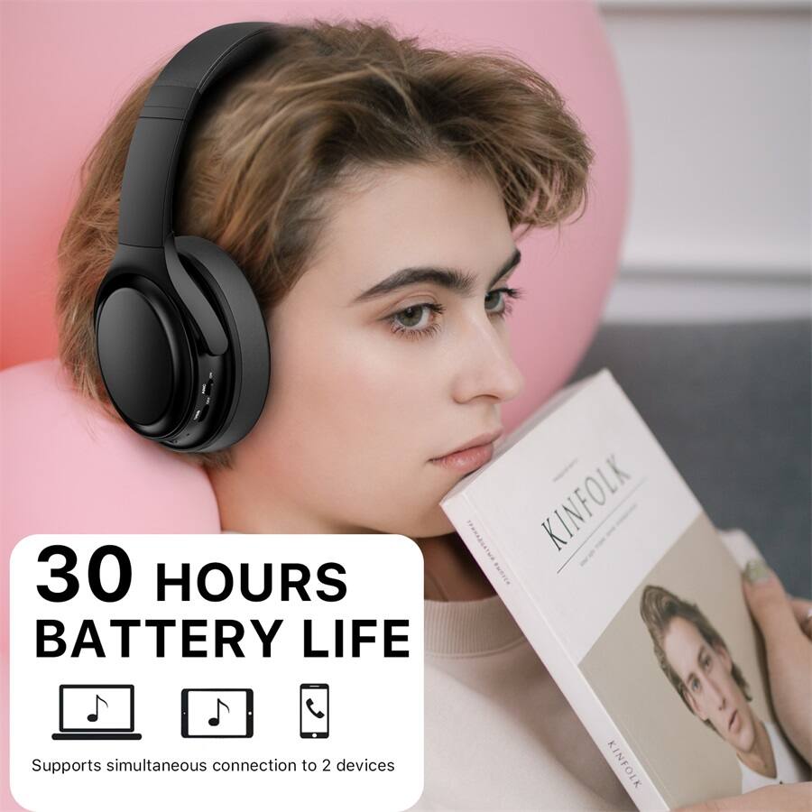 30 HOURS BATTERY LIFE  
KINFOLK  
Supports simultaneous connection to 2 devices