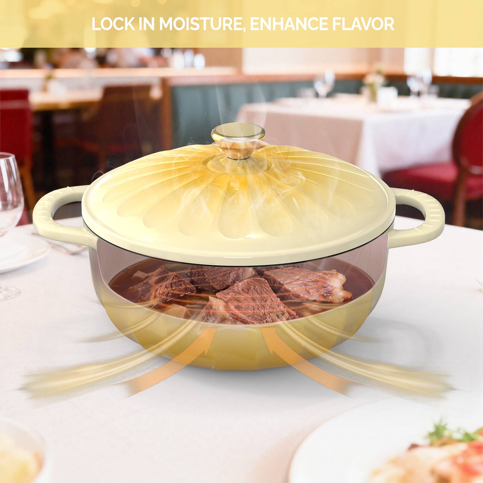 LOCK IN MOISTURE, ENHANCE FLAVOR