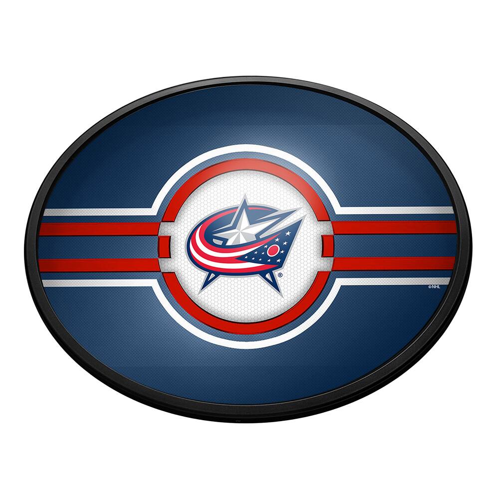 Columbus Blue Jackets 18'' x 14'' Team Color Slimline Illuminated Wall Sign
