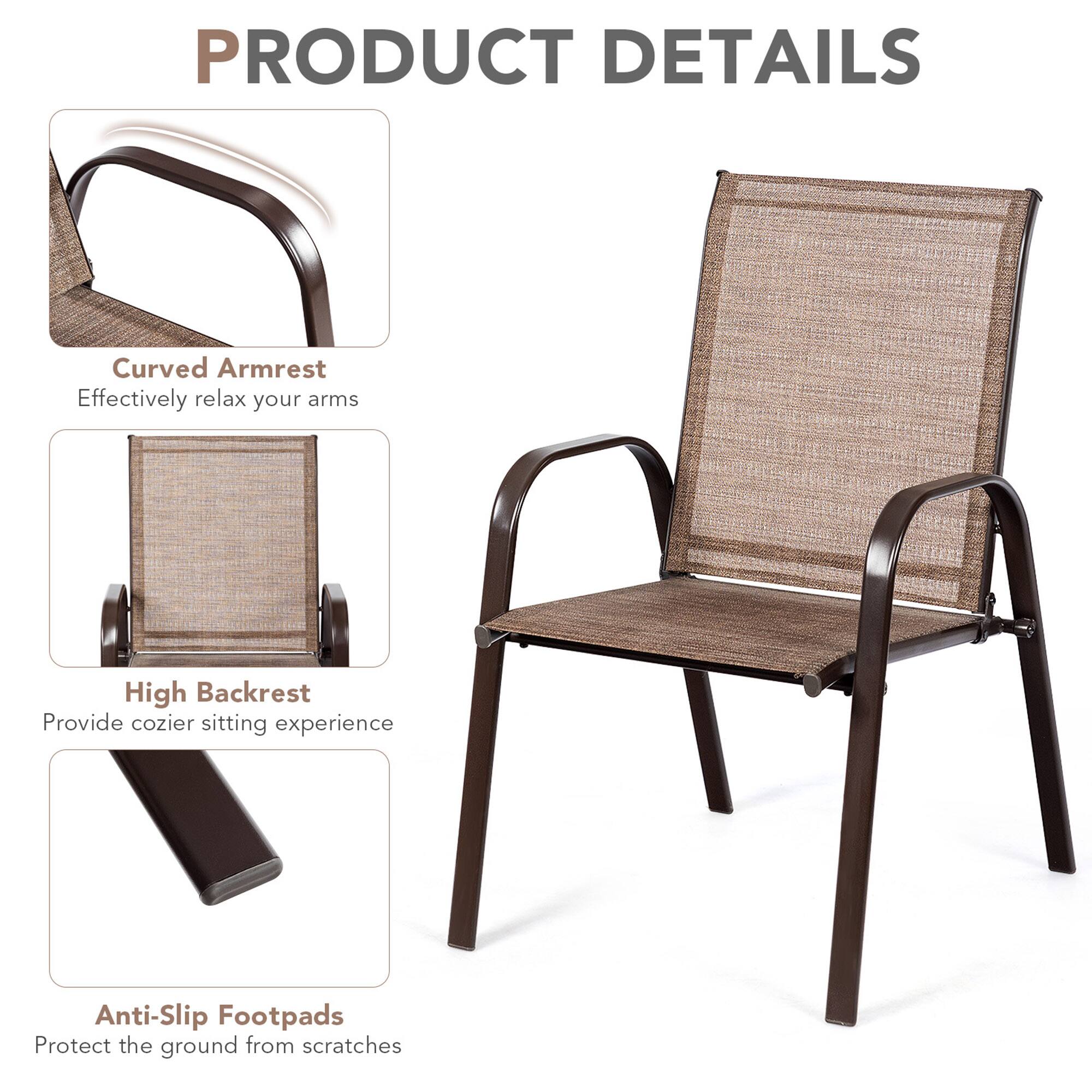 PRODUCT DETAILS

Curved Armrest  
Effectively relax your arms

High Backrest  
Provide cozier sitting experience

Anti-Slip Footpads  
Protect the ground from scratches