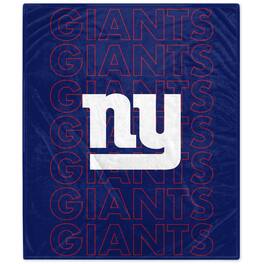 Pegasus - New York Giants 60" x 70" Echo Wordmark Lightweight Blanket - Multicolor