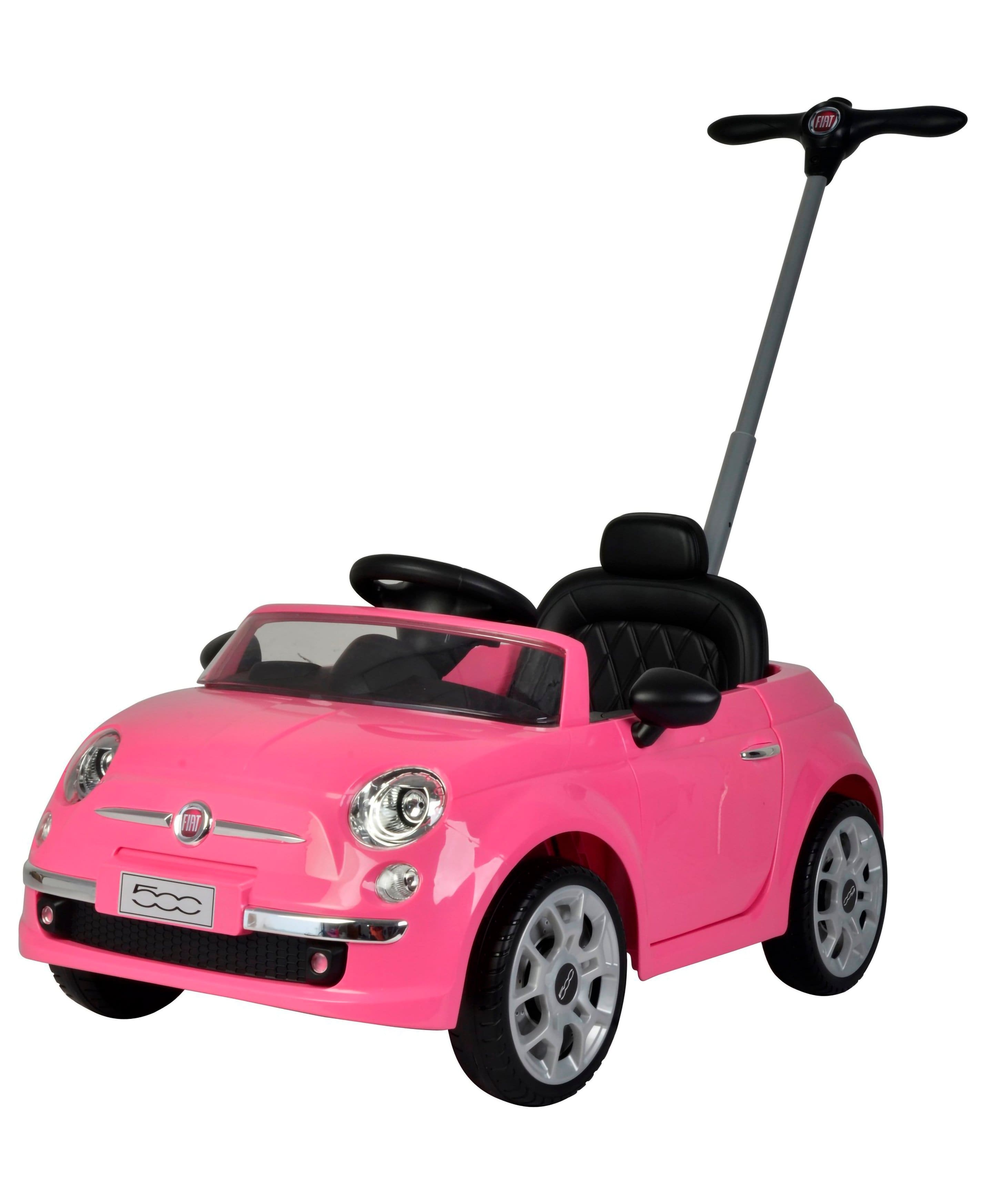 Best Ride On Cars Pink Fiat 500 Push Car