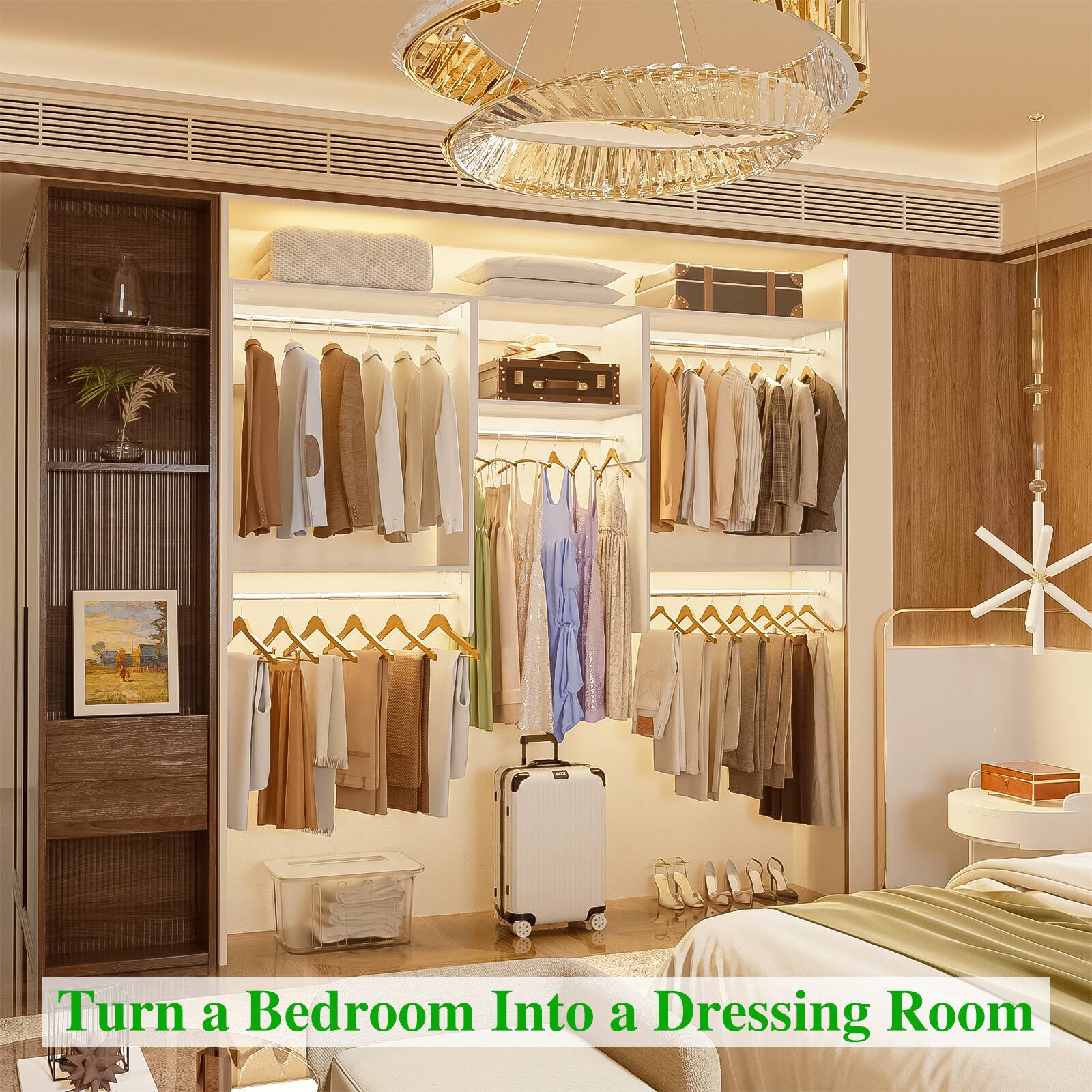 Turn a Bedroom Into a Dressing Room