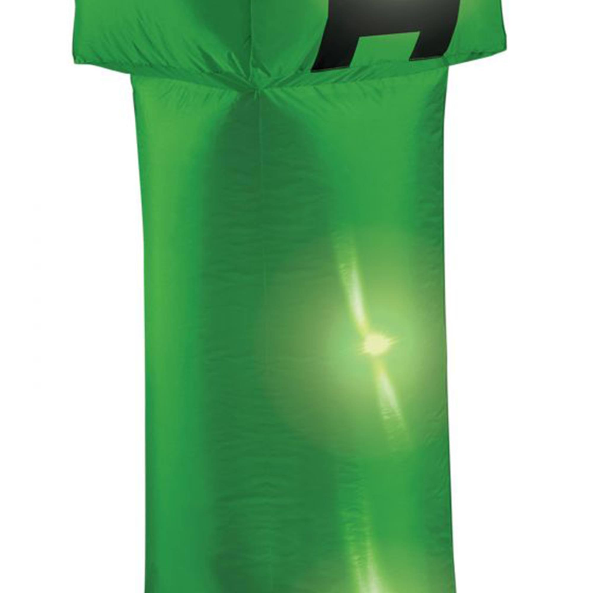 Alt View 10. Disguise - Minecraft Creeper 4-Foot Inflatable Home Decor - Green.