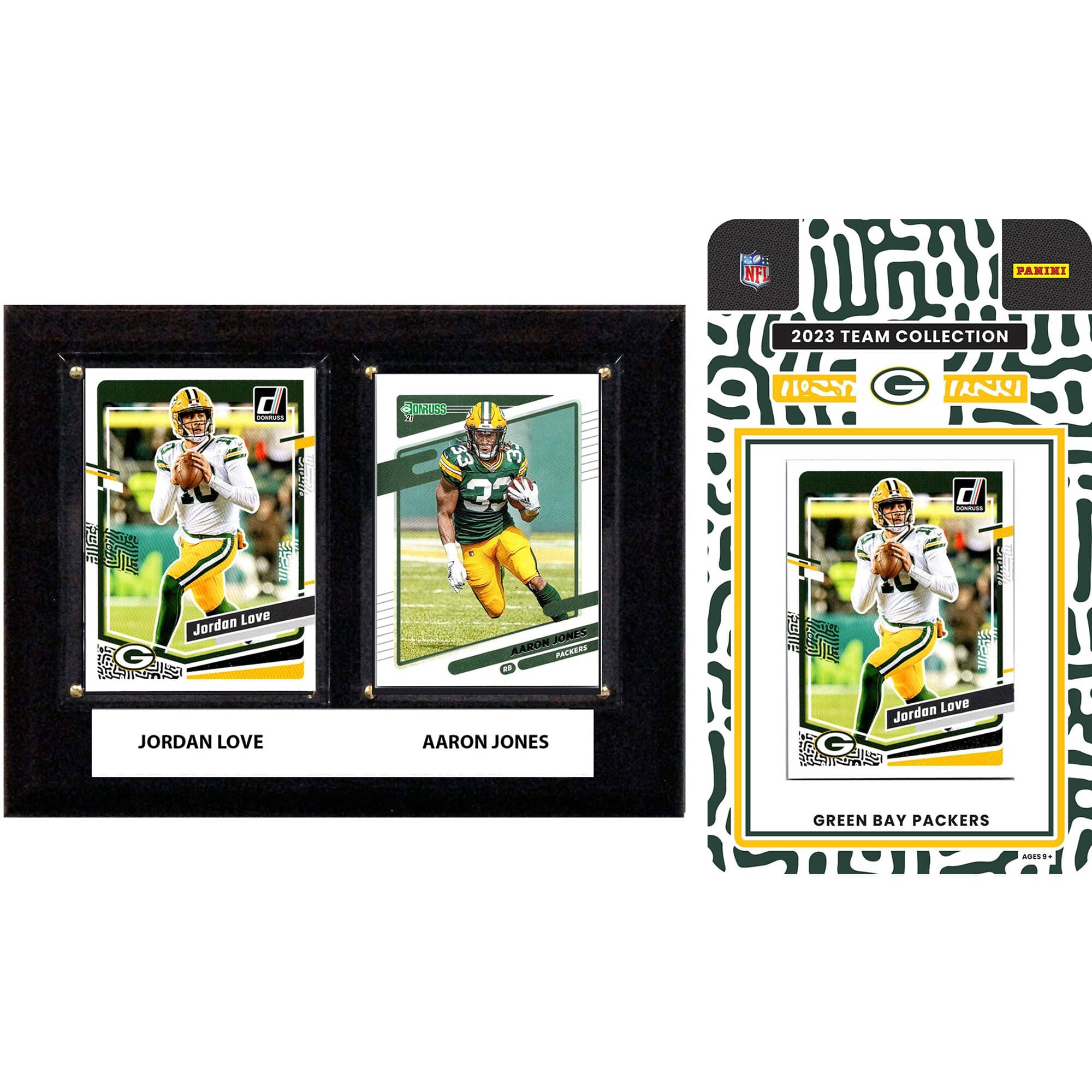 "C&I Collectibles - Green Bay Packers 6"" x 8"" Player Plaque & 2023 Team Trading Card Set - Multicolor" price history on PriceWatchPro