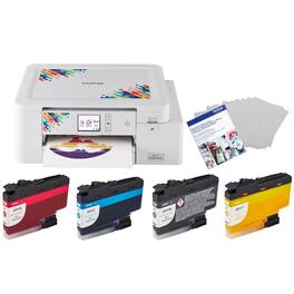 Brother - Sublimation Printer with Multiple Ink Cartridges and Printer Paper
