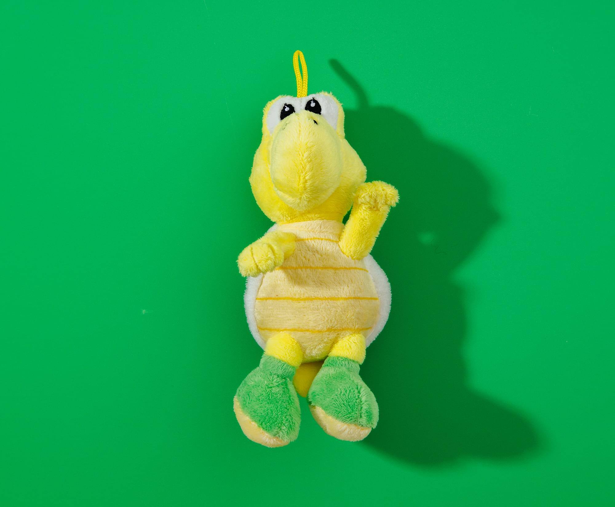 Alt View 3. Super Mario Bros. - Super Mario Bros. Nintendo Villains 7" Plush: Koopa Troopa - Yellow.