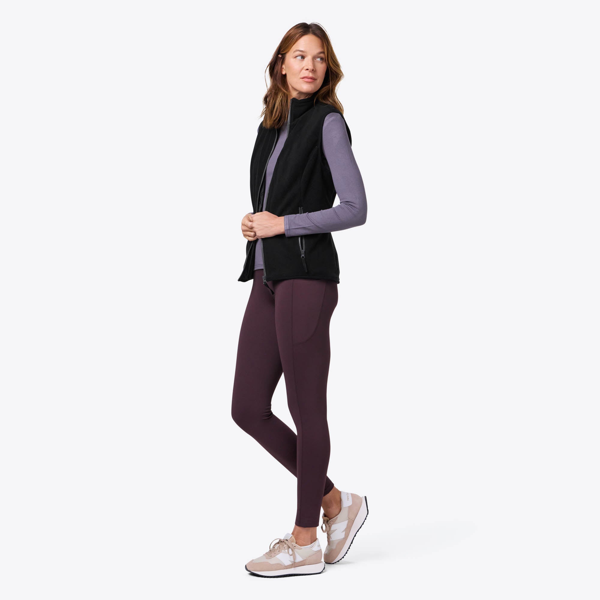 Alt View 2. Mobile Warming - Women's Trek Heated Fleece Vest - Black.