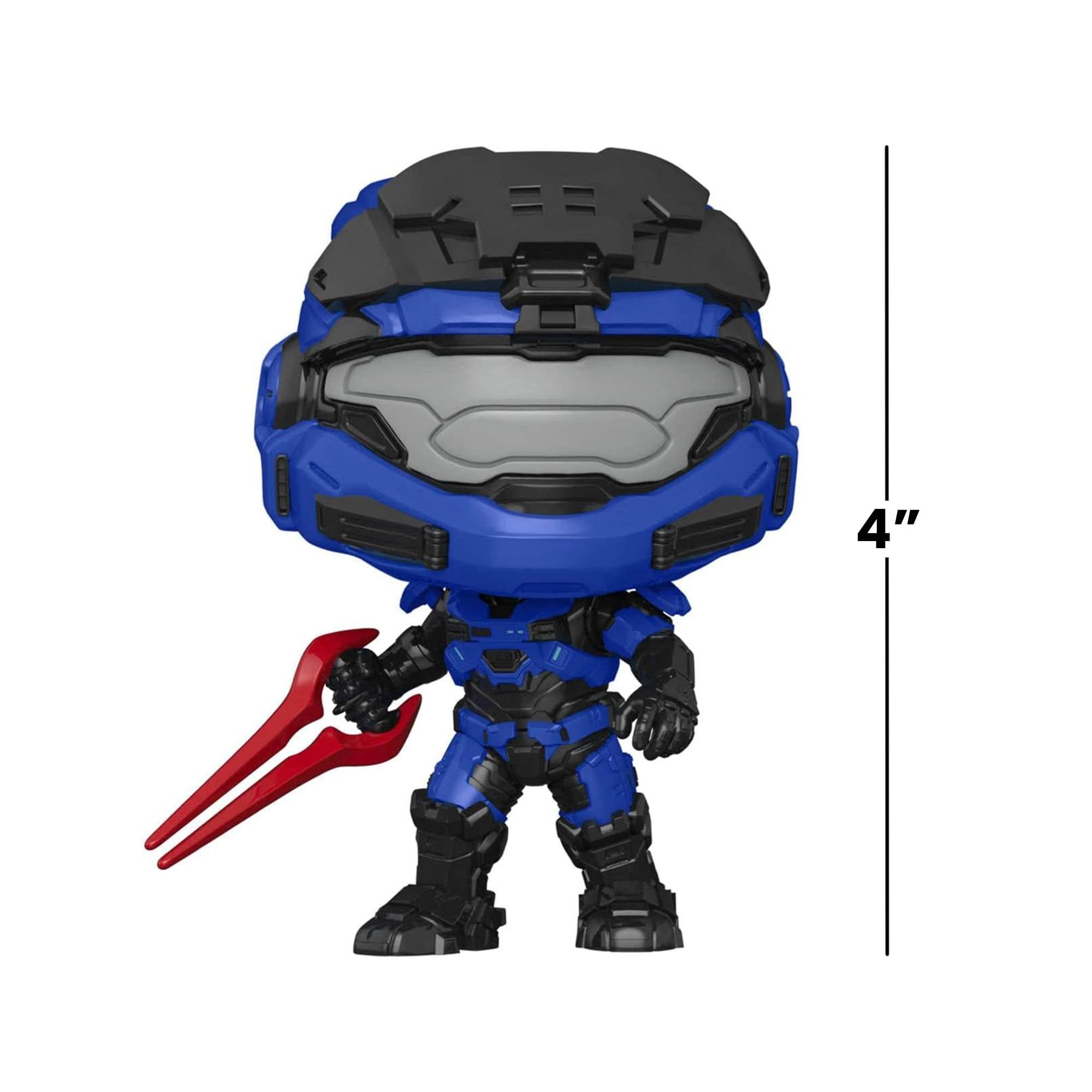 Alt View 3. Funko - Halo Infinite Funko POP Vinyl Figure | Spartan Mark V w/ Red Energy Sword CHASE - Blue.