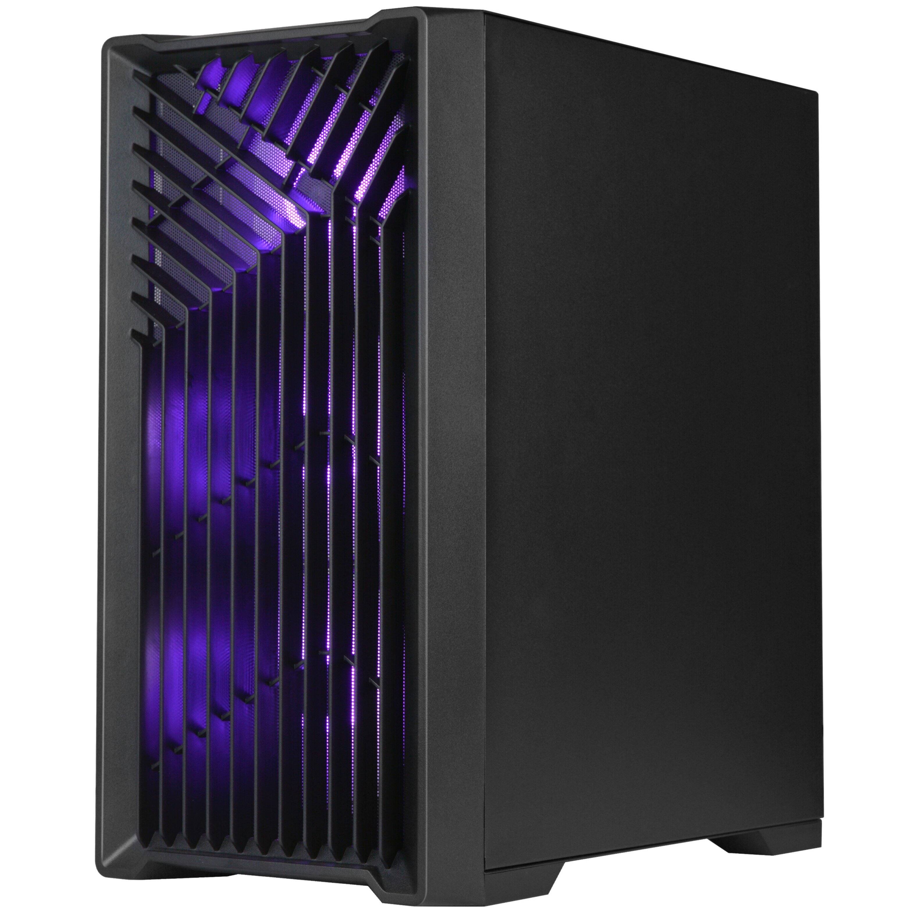 Alt View 7. Blackout Computers - Eclipse V2 - Gaming Desktop - Intel Core i7 - AMD RX 580 8GB - 16GB Memory - 1TB PCIE 3.0 SSD - Windows 11 Pro - RGB VR - Matte Black.